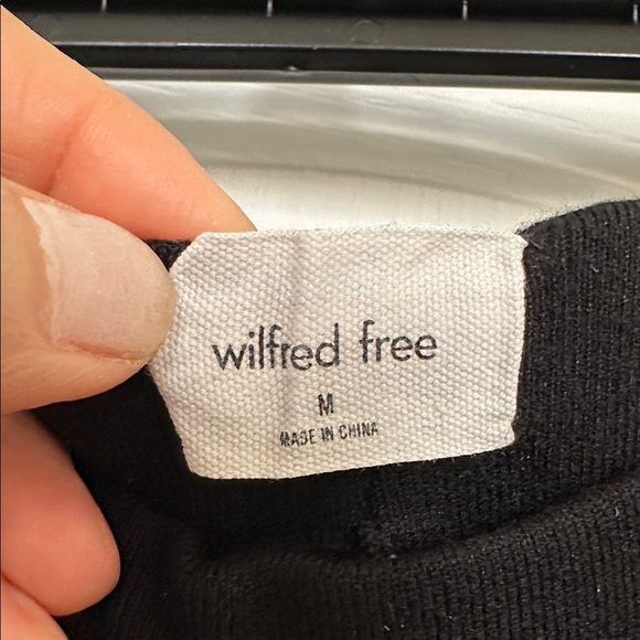 Wilfred Black Wide Leg Pants - Picture 3 of 6